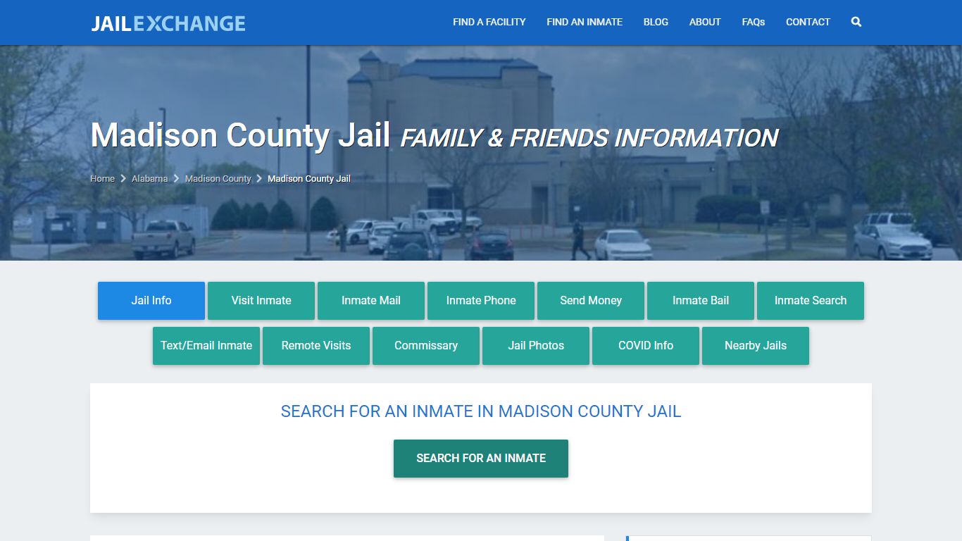 Madison County Jail AL | Booking, Visiting, Calls, Phone